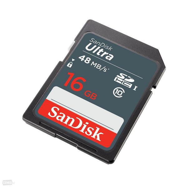 Cartão SDHC Sandisk 16GB Classe 10 Ultra 48MB/s