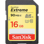 Cartão Sdhc Sandisk Uhs-i Extreme 16gb - 90mb/s