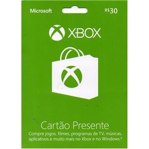 Cartão Xbox Live 30