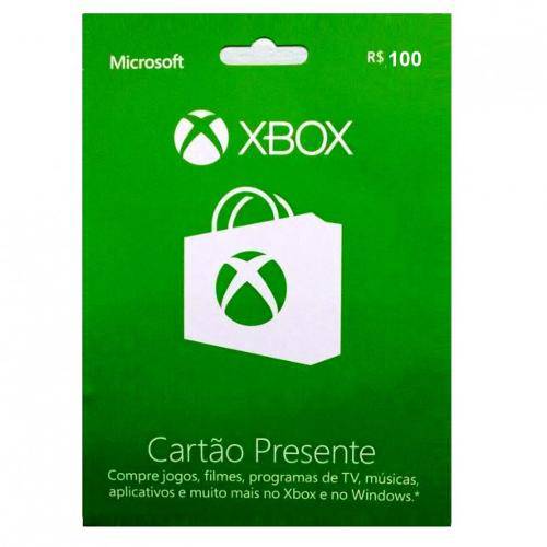 Cartão Xbox Live 100