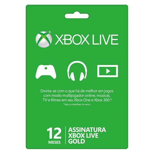 Tudo sobre 'Cartão Xbox Live Gold 12 Meses (Brasil)'