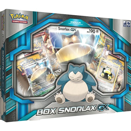 Cartas - Pokemon - Box Snorlax-GX COPAG DA AMAZONIA