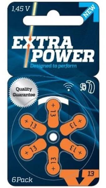 Cartela de Bateria PR48 13 C/ 6 Unidades - Extra Power