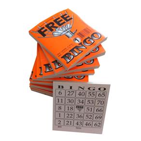 Cartelas de Bingo com 1500 Fls Free Bingo PC 15 BL 10x8cm