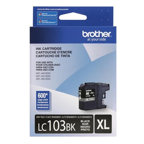 Cartucho Brother 103Bk Xl Preto Lc103bk