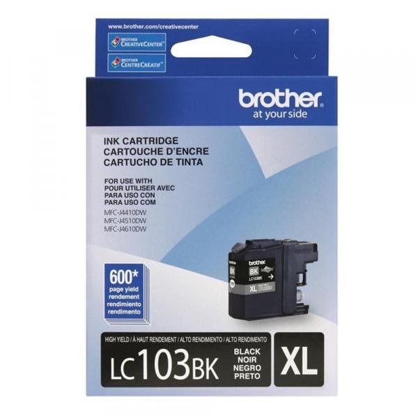 Cartucho Brother 103BK XL Preto LC103BK