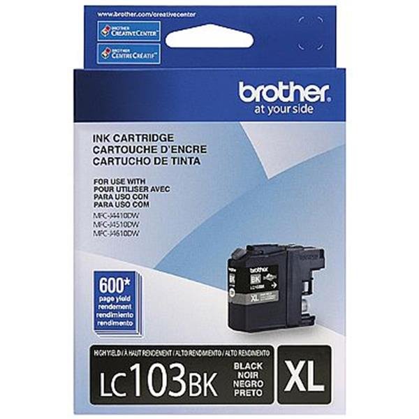 Cartucho Brother - Preto Xl - Lc103bk