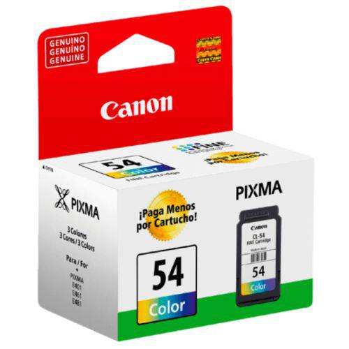 Cartucho Canon Cl-54 Colorido Compativel com Impressora E481 (Emb. Contém 1un.)