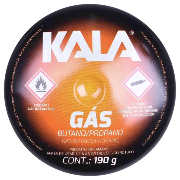Cartucho de Gás Butano/propano Kala 190g