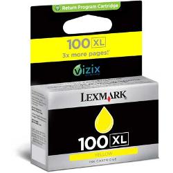 Tamanhos, Medidas e Dimensões do produto Cartucho de Tinta 100XL Amarelo - Lexmark
