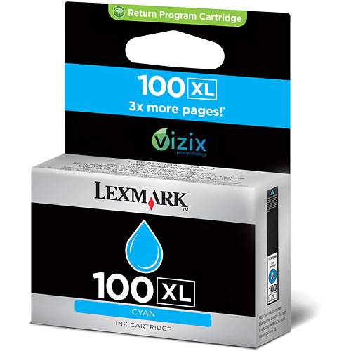 Cartucho de Tinta 100XL Cyan - Lexmark