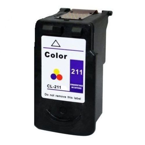 Cartucho de Tinta Canon 211 CL211 Colorido 12ml | Compatível