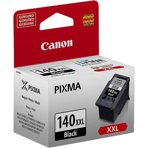 Cartucho de Tinta Canon Pg-140xxl Preto