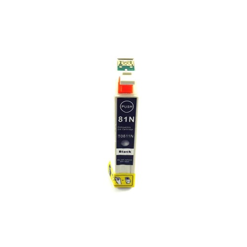 Cartucho de Tinta Compatível Epson T81n T0811 Preto R270 R290 Tx720