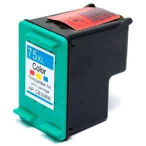 Cartucho de Tinta Compatível HP75XL Colorido CB338WL (17ml)