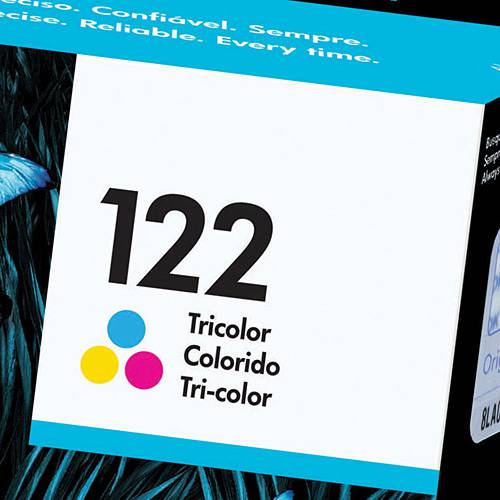 Cartucho de Tinta Hp 122 Tricolor - Ch562hb