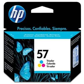 Cartucho de Tinta HP Deskjet/Photosmart/PSC 1210 All-in-One Printer HP57 Tricolor - C6657AB