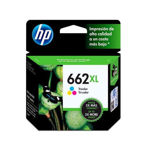 Cartucho de Tinta Hp 662xl 662 Cz106ab Cz106al Colorido 8ml