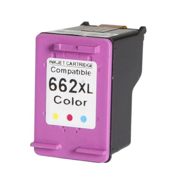 Cartucho de Tinta HP 662XL Color 12ml Megaplus Compatível