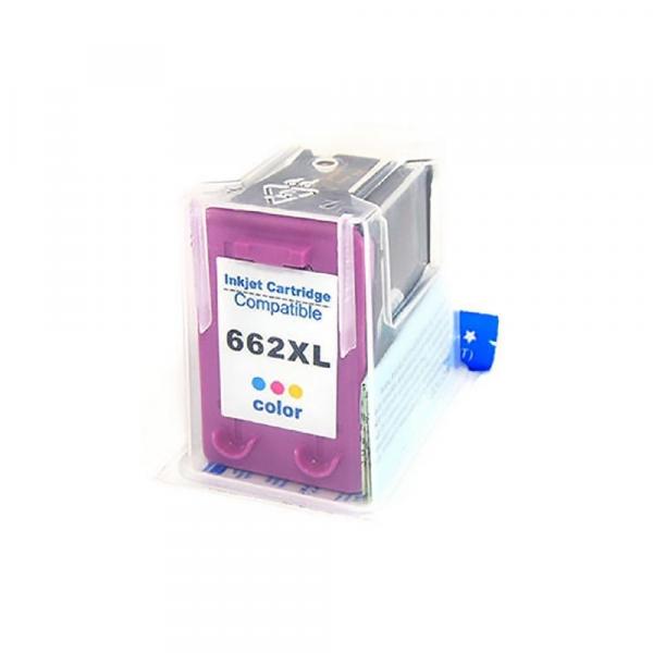 Cartucho de Tinta HP 662XL Color 12ml Microjet Compatível