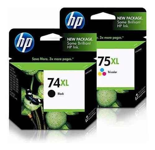 Cartucho de Tinta Hp 74xl e 75xl Original