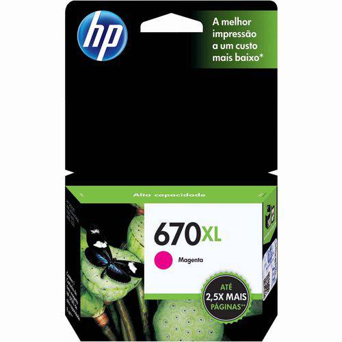 Tudo sobre 'Cartucho de Tinta HP Deskjet Ink Advantage 670 XL '