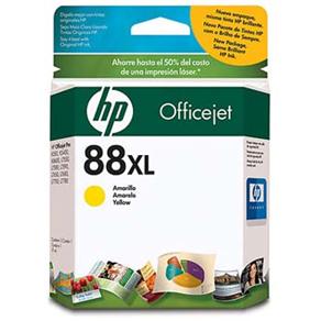 Cartucho de Tinta HP OfficeJet 88 XL Amarelo - C9393AL