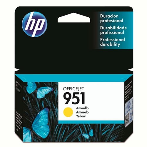 Cartucho de Tinta HP Officejet 951 Amarelo CN052AB