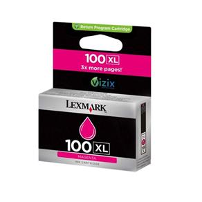 Cartucho de Tinta Lexmark 100XL | 14N1070 Alto Rendimento Magenta 10,6ml
