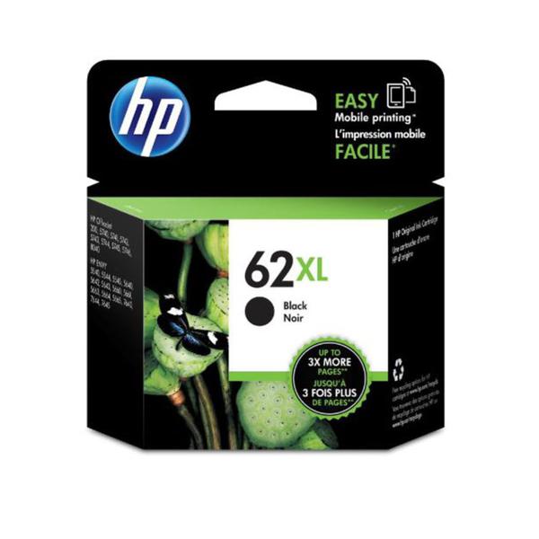 Cartucho de Tinta Officejet HP C2P05AL 62XL Preto 12ML