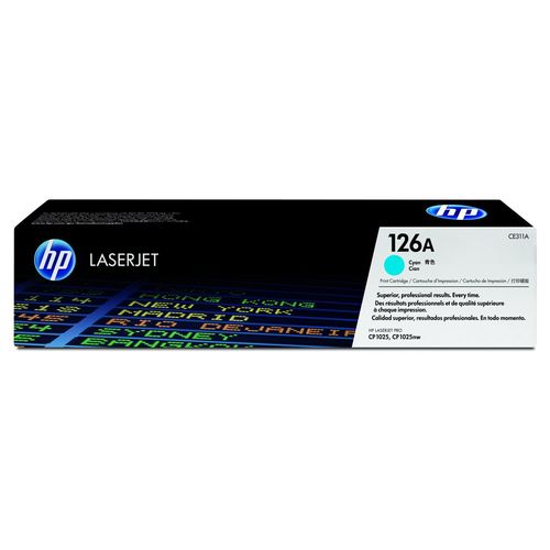 Cartucho de Toner HP 126A Ciano - CE311AB