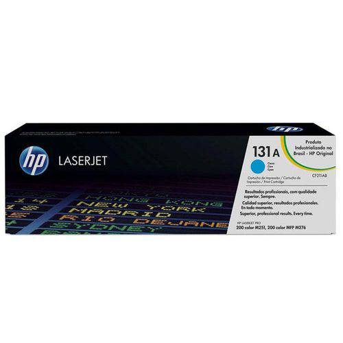 Cartucho de Toner HP LaserJet 131A Ciano - CF211AB