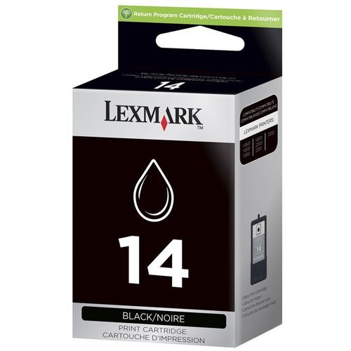 Cartucho Lexmark 14 18C2090 Black Alta Resolução