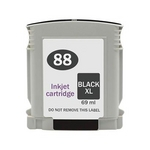 Cartucho Tinta Compatível Com Hp 88xl Preto C9396a C9396al C9396ae | K550 K8600 K5400 69ml - Agera