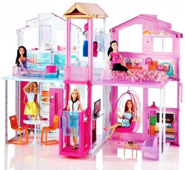 Casa Barbie Real Super Casa 3 Andares - Mattel Dly32