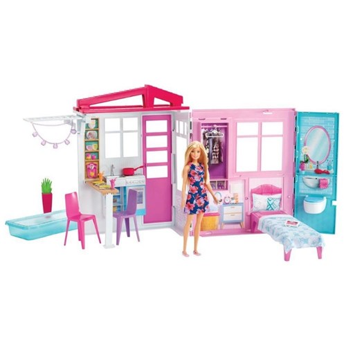 Casa da Barbie Completamente Mobiliada FXG55-Mattel