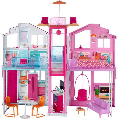 Barbie Real Super Casa 3 Andares Dly32 - Mattel