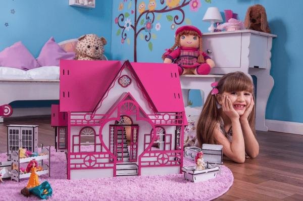 Casa de Bonecas Escala Polly Modelo Megan Sonhos - Darama