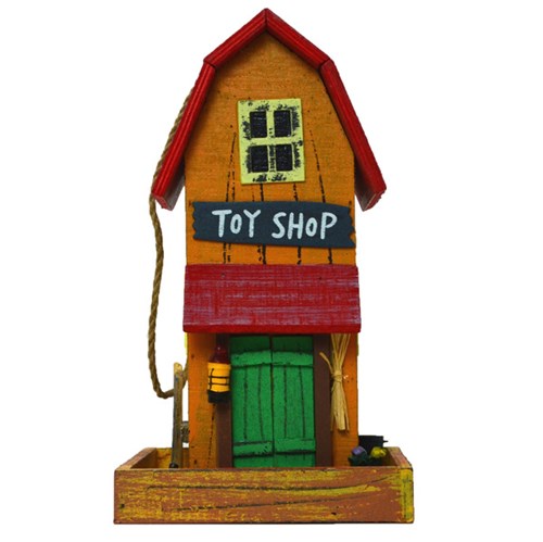 Tudo sobre 'Casa de Pássaro Toy Shop Madeira 24cm Multicolorido'