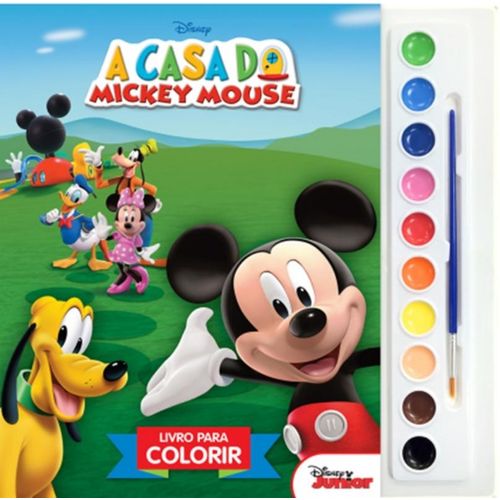Casa do Mickey Mouse, a - Livro para Colorir
