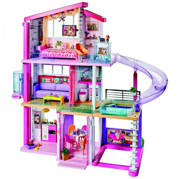 Casa dos Sonhos da Barbie com Acessórios - 75 Cm - Mattel