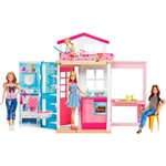 Casa Mattel Barbie com Boneca - Real Portátil