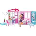 Casa Portátil Glamour da Barbie com Boneca - Mattel