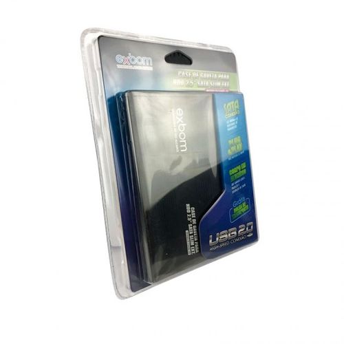 Case de Gaveta USB 2.0 para HDD 2.5" SATA Slim Externo Blister- CGHD-10