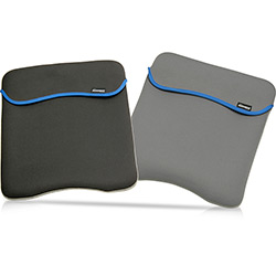 Case de Neoprene Dupla Face P/ Notebook 15.4" - Cinza/ Preto - Maxprint