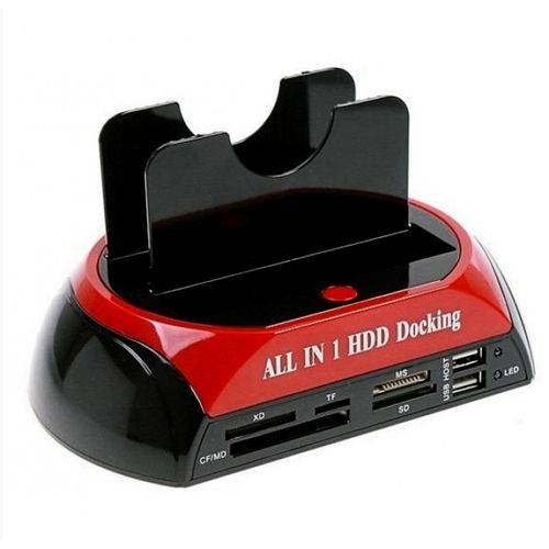 Case Hd All In 1 Suporte Hdd (docking Usb 2,0 3.0 Sata Backup)