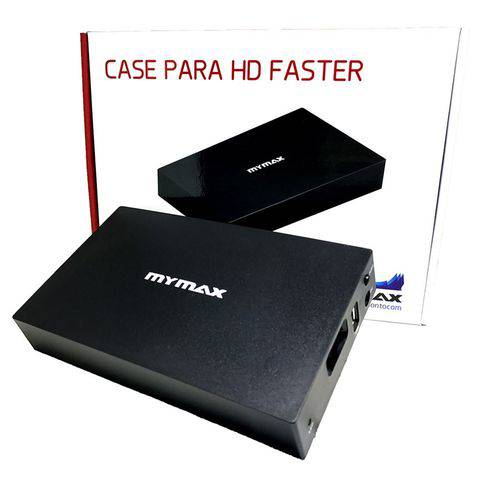 Case HD Externo 3.5” Faster USB 3.0 – Preto MENC-X3521-BK MYMAX