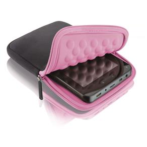 Case Neopreme para Tablet 7` Colors Preto e Rosa