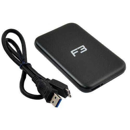 Case para HD 2,5 Sata Notebook Externo USB 3.0 em Alumínio
