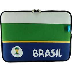 Case para Notebook 10" Brasil Fifa - Neoprene Azul